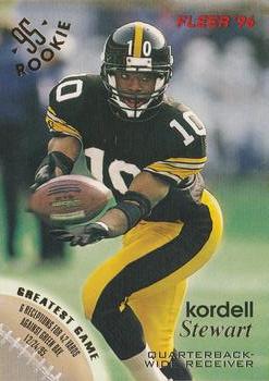 Kordell Stewart Pittsburgh Steelers 1996 Fleer NFL #112